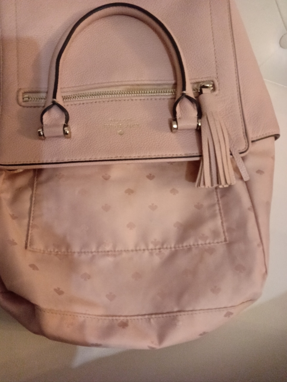 kate spade Chester Street Allyn Pebble leather satchel with tassel - Picture 8 of 9